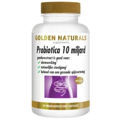 Probiotica 10 Miljard Maagsapresistent 60 vegacapsules^Golden Naturals Best