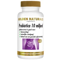 Speciale Bestanddelen<Golden Naturals Probiotica 10 Miljard Maagsapresistent 30 vegacapsules