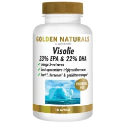 Visolie 33% EPA & 22% DHA 180 softgels^Golden Naturals Clearance
