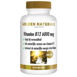 Online Vitamine B12 6000mcg Vegan 60 zuigtabletten Vitaminen