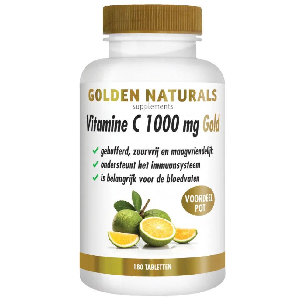 Sale Vitamine C Gold 1000mg vegan 180 tabletten Vitaminen