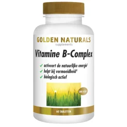 Vitamine B-complex Vegan 60 tabletten^Golden Naturals Sale