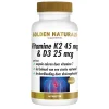 Vitamine K2 45 mcg & D3 25mcg Vegan 60 tabletten^Golden Naturals Hot