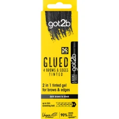 Sale Glued 4 Brows & Edges Gel Black 16 ml Haarstyling