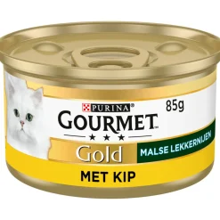 Gold Blik Malse Lekkernijen Kip 85 gr^Gourmet Hot
