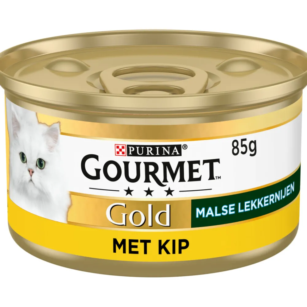 Gold Blik Malse Lekkernijen Kip 85 gr^Gourmet Hot