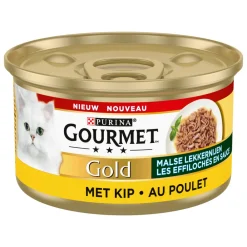 Gold Blik Malse Lekkernijen Kip 85 gr^Gourmet Hot
