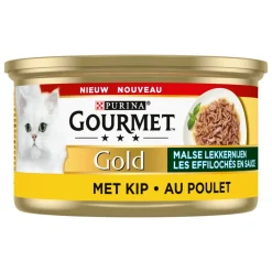 Gold Blik Malse Lekkernijen Kip 85 gr^Gourmet Hot