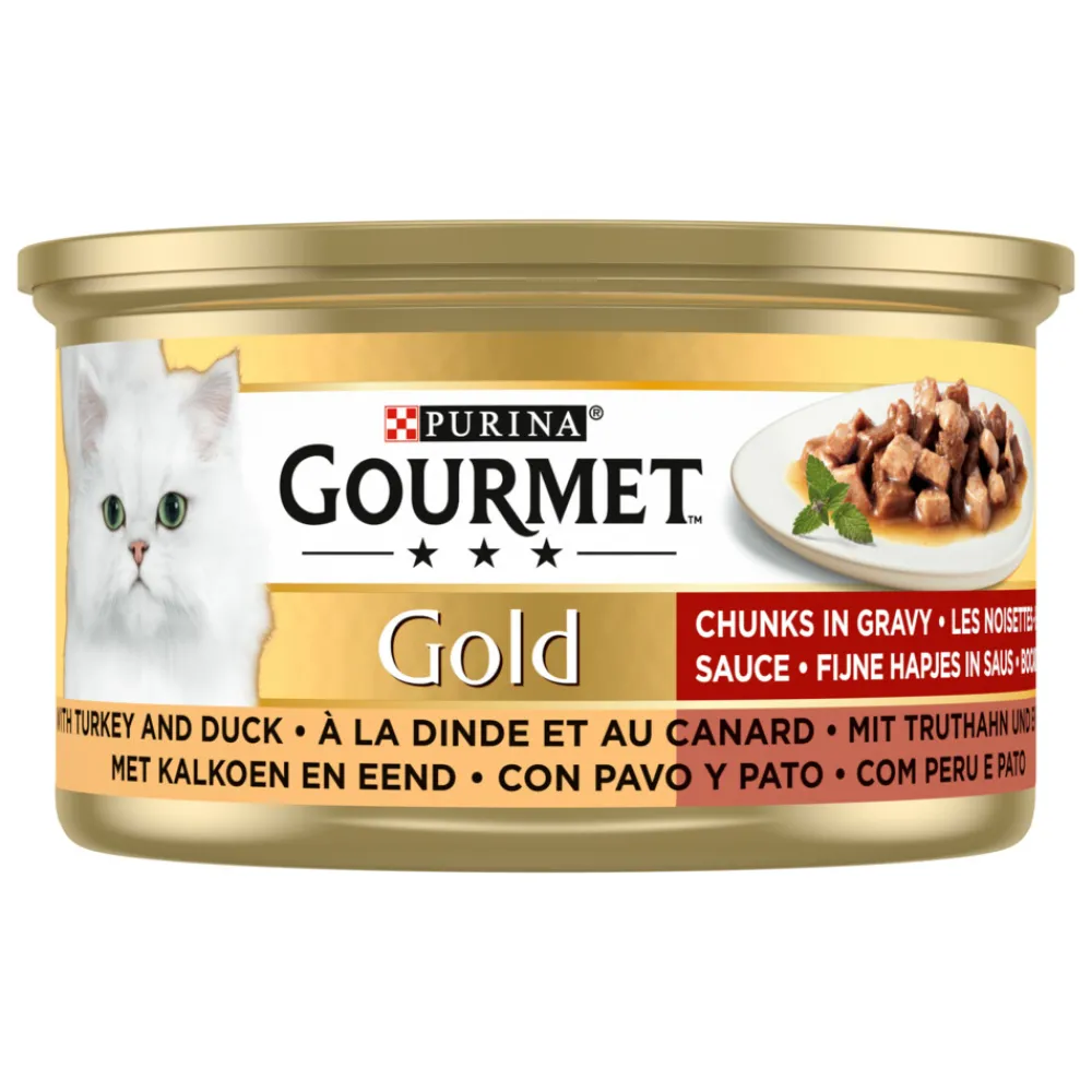 Gold Fijne Hapjes Kalkoen - eend 85 gr^Gourmet Discount