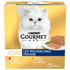 Gold Fijne Mousse Rood 8 x 85 gr^Gourmet Outlet