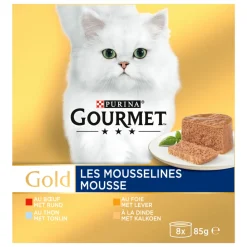 Gold Fijne Mousse Rood 8 x 85 gr^Gourmet Outlet