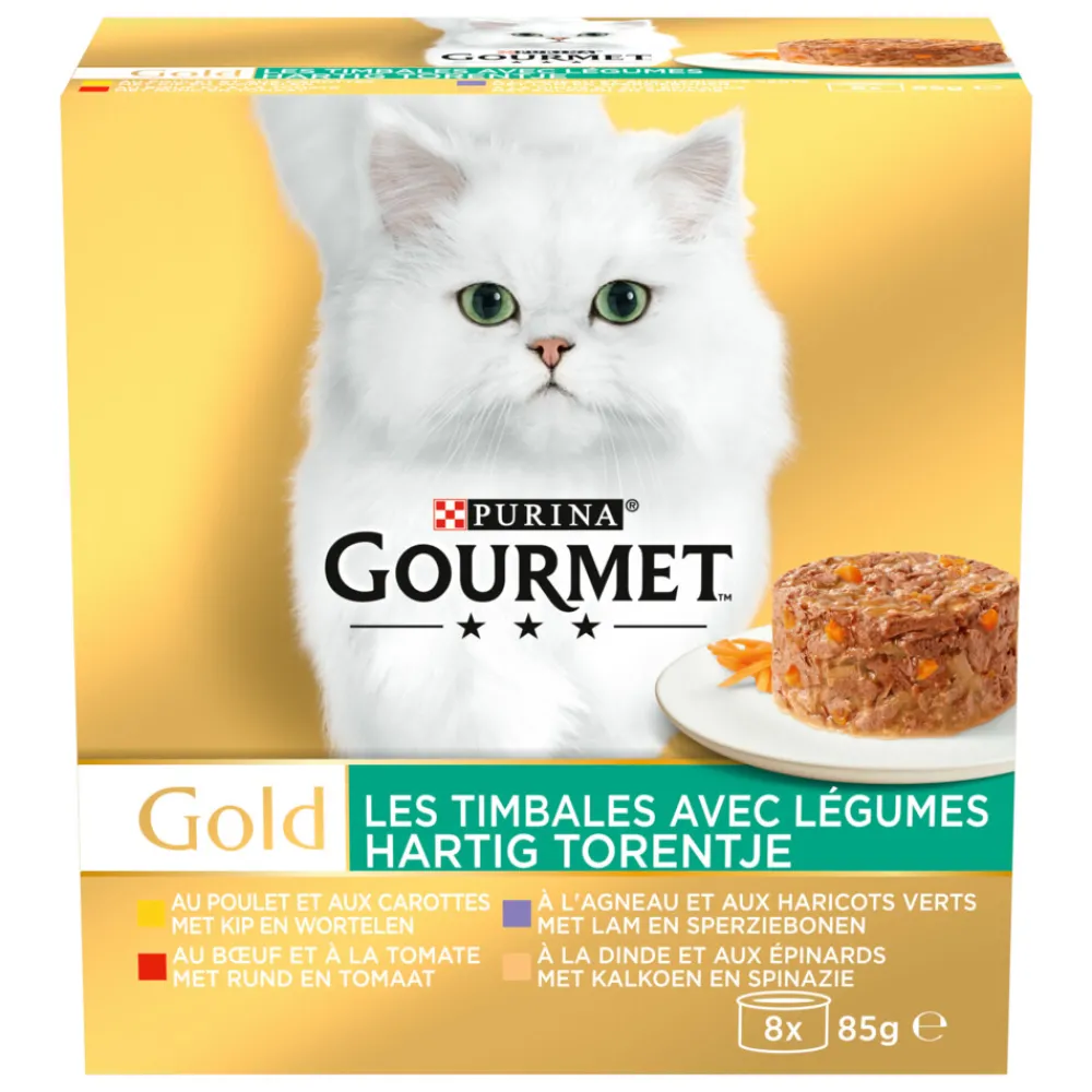 Gold Hartig Torentje 8 x 85 gr Kattenvoer
