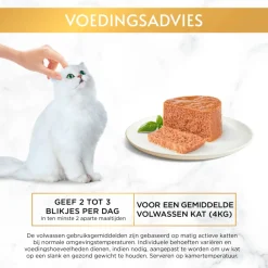 Kattenvoer<Gourmet Gold Mousse Kip - Zalm - Niertjes - Konijn 8 x 85 gr