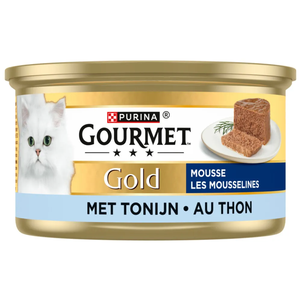 Gold Mousse Tonijn 85 gr Kattenvoer