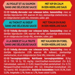 Kattenvoer<Gourmet Mon Petit Vis & Vlees 6 x 50 gr