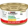 Kattenvoer<Gourmet Nature's Creations Rund 85 gr