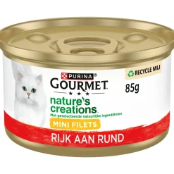 Kattenvoer<Gourmet Nature's Creations Rund 85 gr