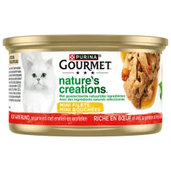 Kattenvoer<Gourmet Nature's Creations Rund 85 gr