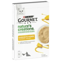 Nature's Creations Puree Kip Pompoen 5 x 10 gr^Gourmet Hot