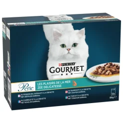 Sale Perle Multipack Zee Delicatesse in Saus 12 x 85 gr Kattenvoer