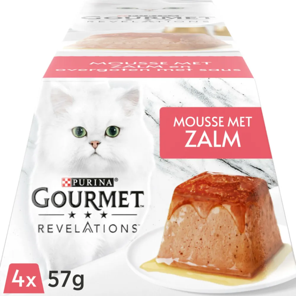 Clearance Revelations Mousse Zalm 4 x 57 gr Kattenvoer