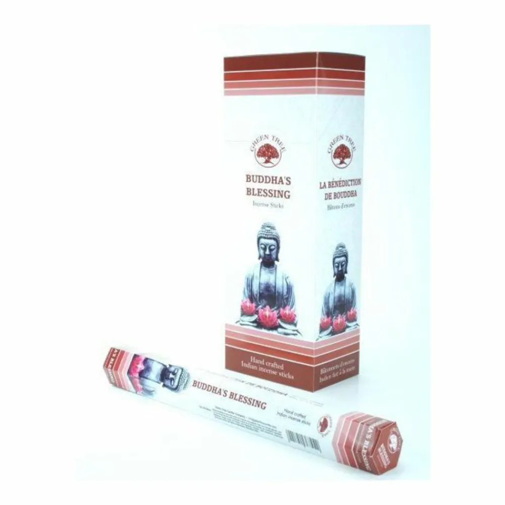 Huisparfum<Green Tree Wierook Buddha 20 stuks