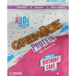 Protein Powder Birthday Cake 480 gr^Grenade Hot