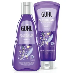 Haarverzorging|Shampoo<Guhl Zilverglans - Shampoo 1x 250 ml & Haarmasker 1x 200 ml - Pakket