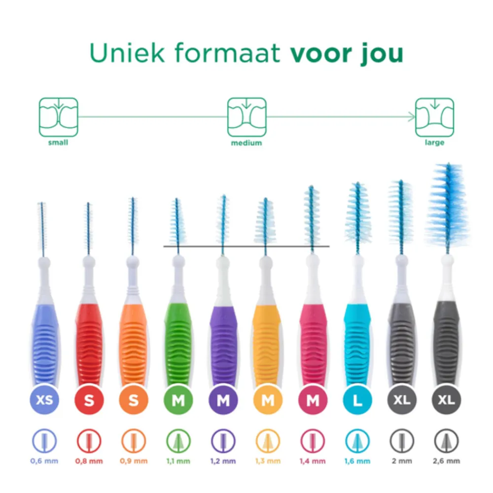 Trav-Lers Ragers Zwart 2,6 mm 6 stuks^GUM Discount