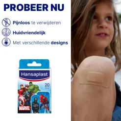 Wondverzorging|Pleisters<Hansaplast Kinderpleisters Marvel 20 stuks
