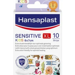 Pleisters<Hansaplast Pleisters Senstive Kids XL 10 stuks