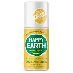 100% Natuurlijke Deodorant Roller Jasmine Ho Wood 75 ml^Happy Earth
