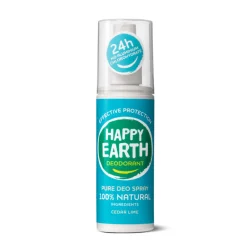 Pure Deodorant Spray Cedar Lime 100 ml^Happy Earth Discount