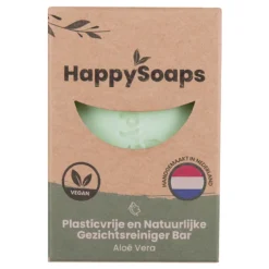 Reiniging<HappySoaps Gezichtsreiniger Bar Aloë Vera 70 gr