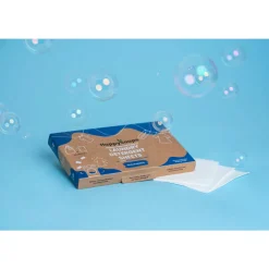 Wasmiddel<HappySoaps Wasdoekjes Gekleurde en Witte Was 123 gr