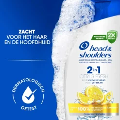 Shampoo<Head & Shoulders 2in1 Citrus Fresh 625 ml