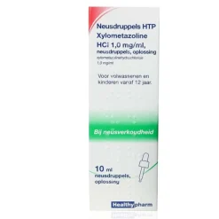 Neusdruppels 1 mg/ml Xylometazoline 10 ml^Healthypharm Outlet