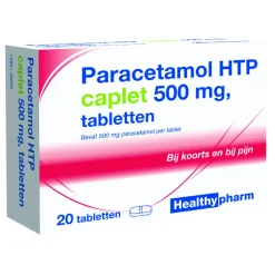 Pijnstillend<Healthypharm Paracetamol 500 mg Caplet 20 tabletten