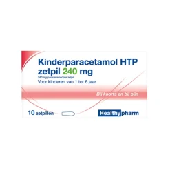 Sale Paracetamol Kinderen 240 mg 10 stuks Geneesmiddelen|Pijnstillend