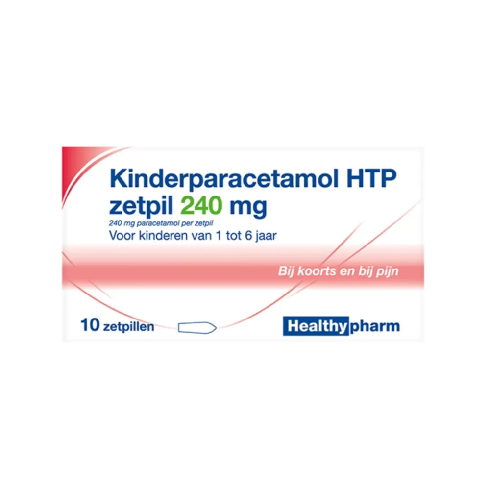 Sale Paracetamol Kinderen 240 mg 10 stuks Geneesmiddelen|Pijnstillend