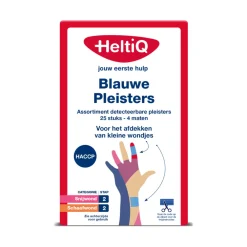 Blauwe Pleisters 25 stuks^HeltiQ Clearance