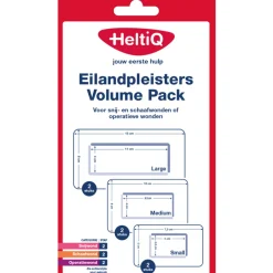 Discount Eilandpleisters Volume Pack 2 stuks: Large + 2 stuks: Medium + 2 stuks: Small 6 stuks Verbandmiddelen|Pleisters