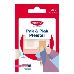 Pak & Plak Pleister Textiel 20 stuks^HeltiQ Clearance