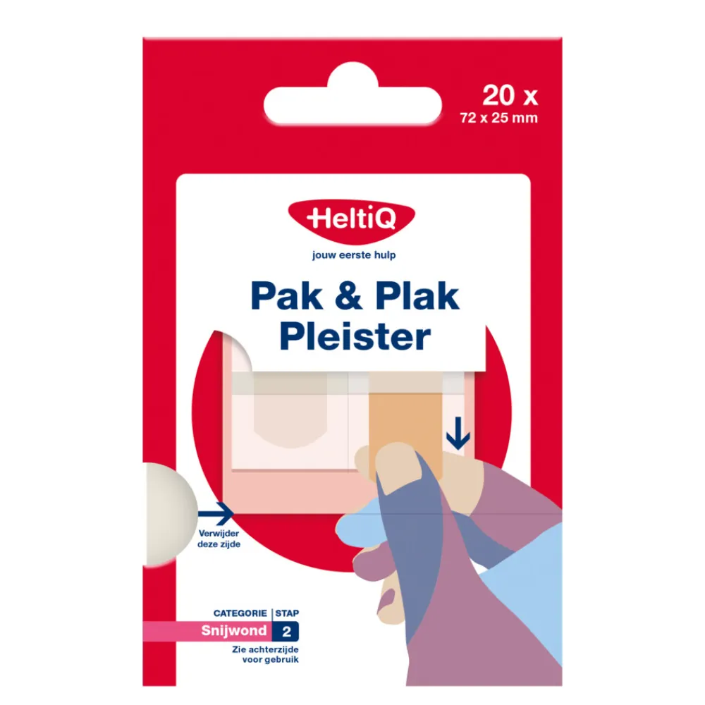 Pak & Plak Pleister Textiel 20 stuks^HeltiQ Clearance