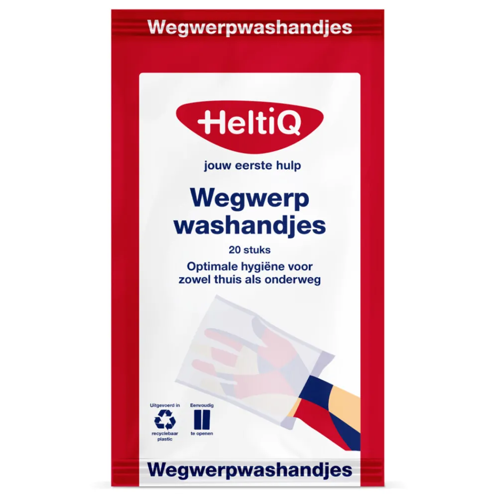 Wegwerpwashandjes 20 stuks^HeltiQ Hot