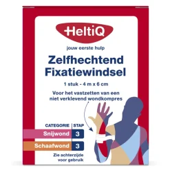 Zelfhechtend Windsel 4 m x 6 cm^HeltiQ New