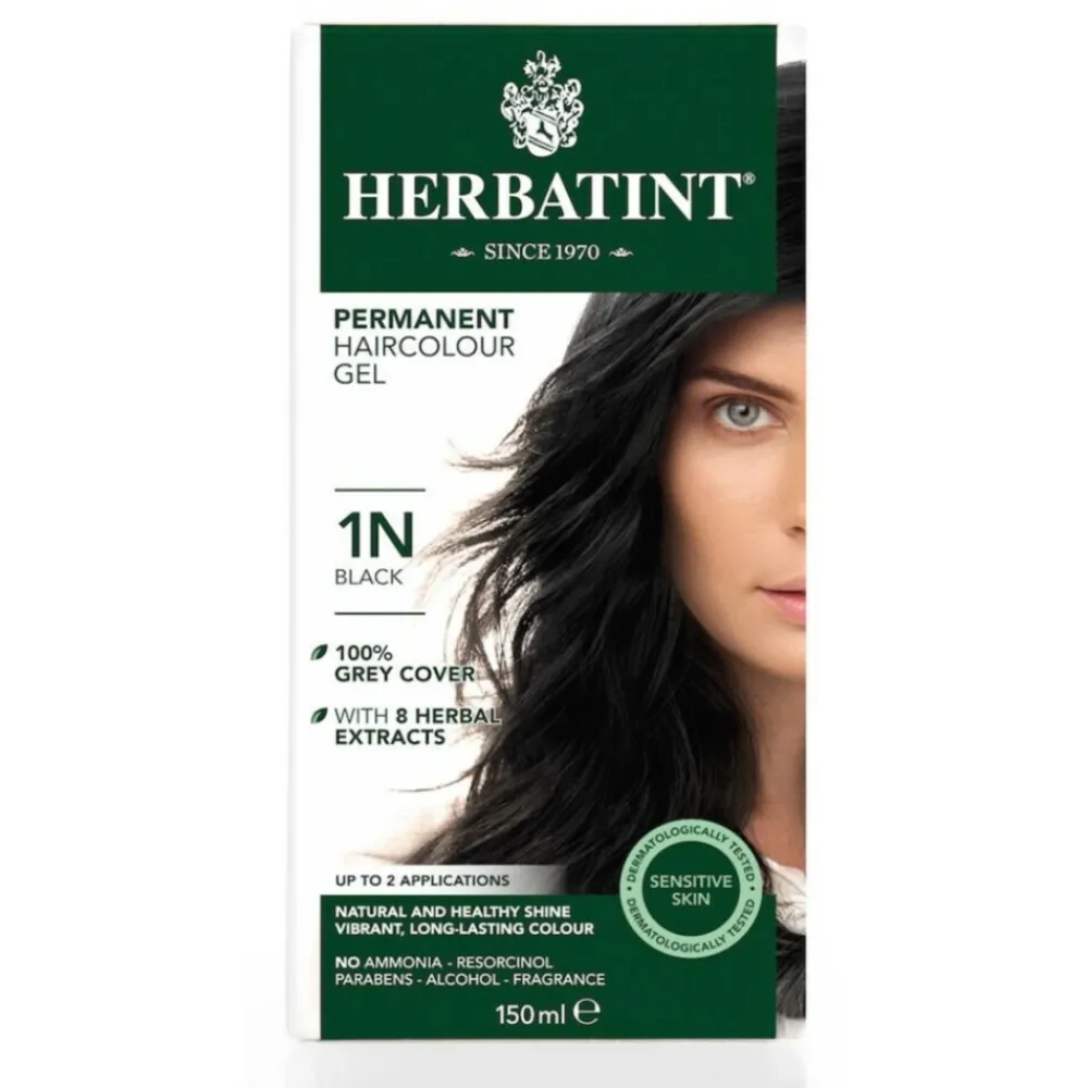 Haarkleuring<Herbatint Haarverf 1N Zwart 170 ml