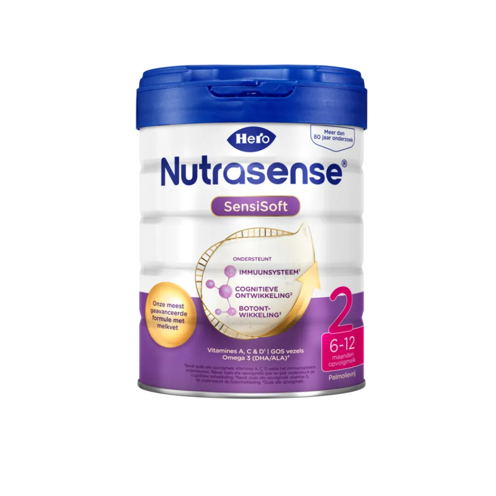 Baby & Peutervoeding<Hero Nutrasense SensiSoft 2 Opvolgmelk (6-12 mnd) 800 gr