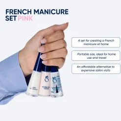 French Manicure Pink 3 x 10 ml^Herome Online