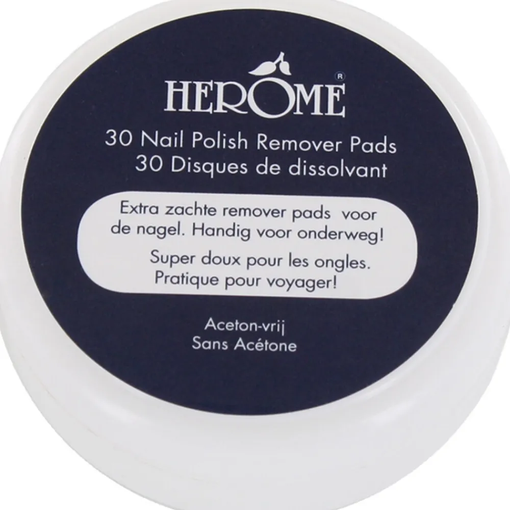 Nagellak Remover<Herome Nagellak Remover Pads Caring zonder Aceton 30 stuks